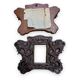 Paire de cadres en bois exotique aux dragons