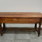 Large farm table - solid cherry - superb patina