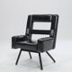 Leatherette Armchair Prototype, Italy, 1980s