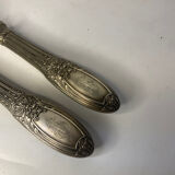 Pair of silver-filled cutlery