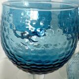 Series of 6 colored walking glasses