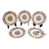 5 assiettes à dessert Rivanel