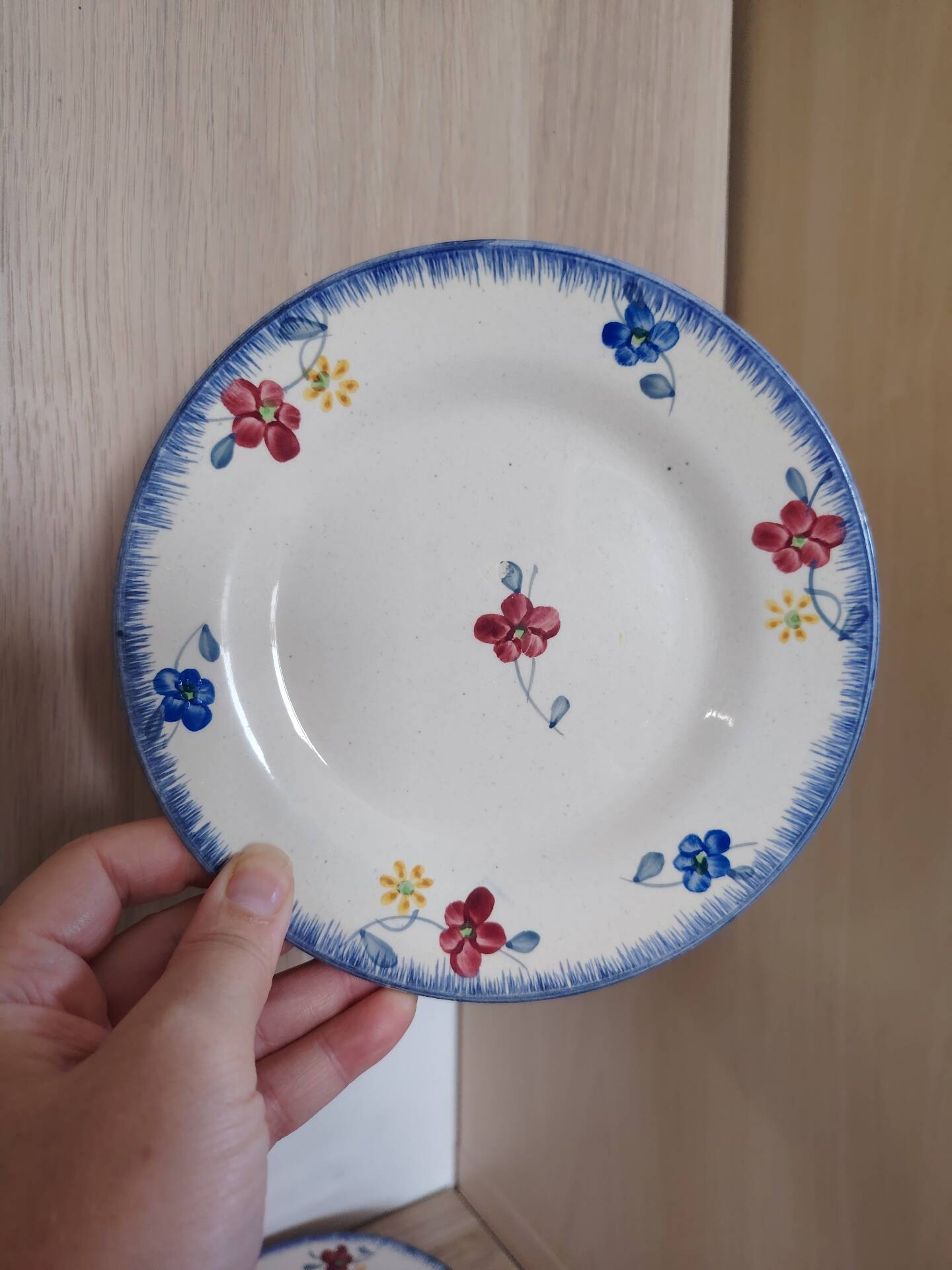 6 dessert plates Mary-Lou Digoin Sarreguemines
