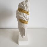 Greek woman's head in plaster