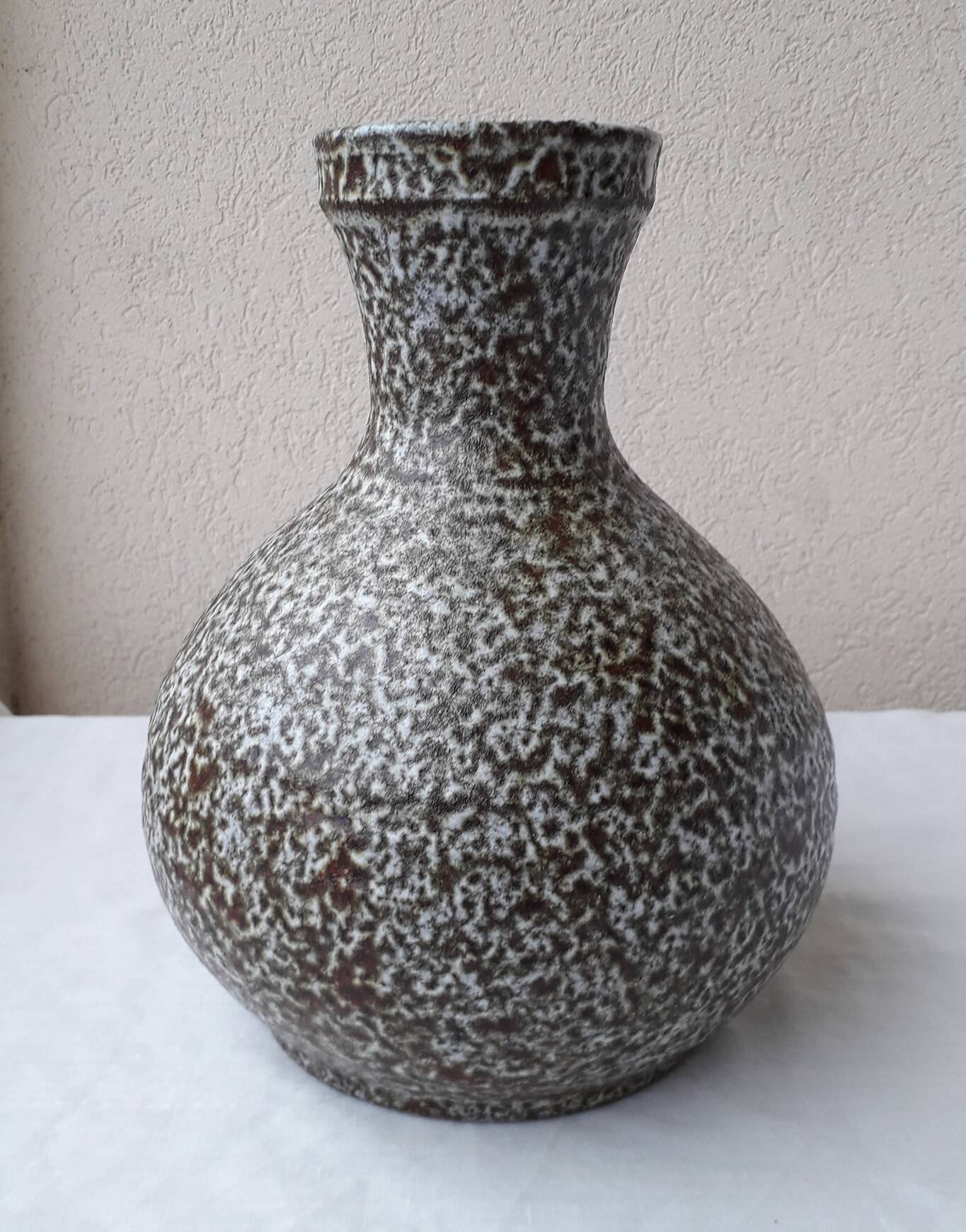 Signed ceramic vase