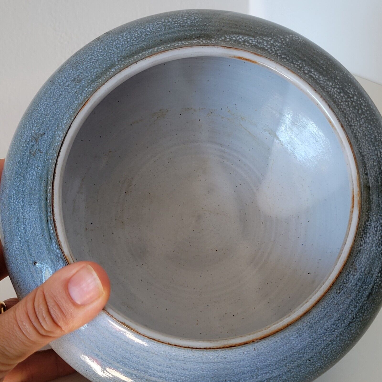 Atelier ATCH Chantal et Thierry Robert vase boule en céramique grès émaillé gris