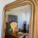 Vintage Louis Philippe mirror with antique gold beveled glass