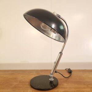 Black desk lamp – Busquets model 144 for Hala Zeist | Vintage design lamp