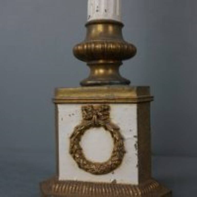 Lampe à colonne antique