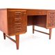 Teak desk, Denmark, 1960s.