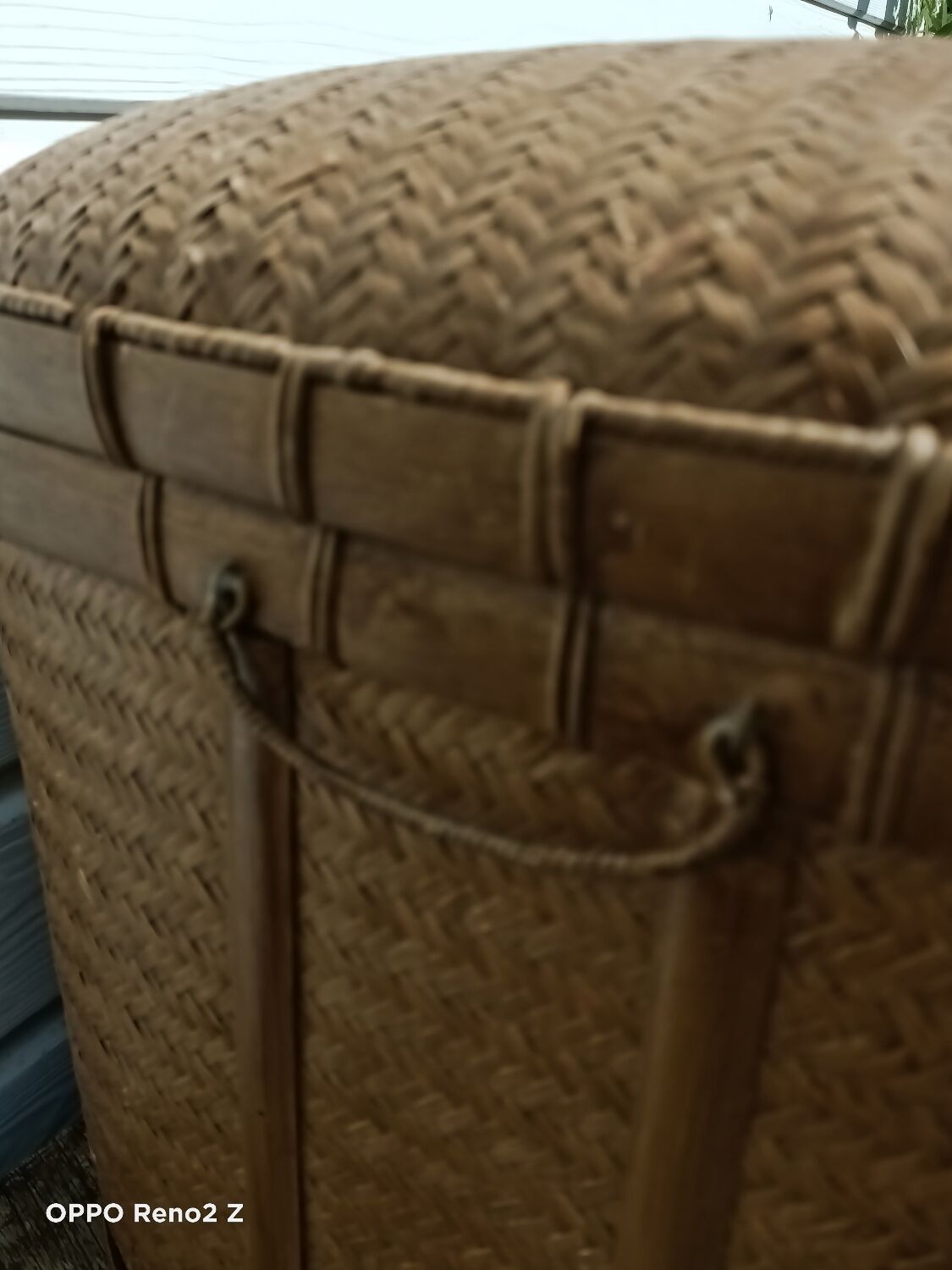 Old trunk rice straw