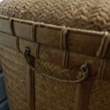 Old trunk rice straw