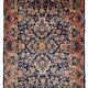 Tapis persan Kerman antique fait main 3,1' x 5,2' (94 cm x 158 cm) années 1920 - 1B671
