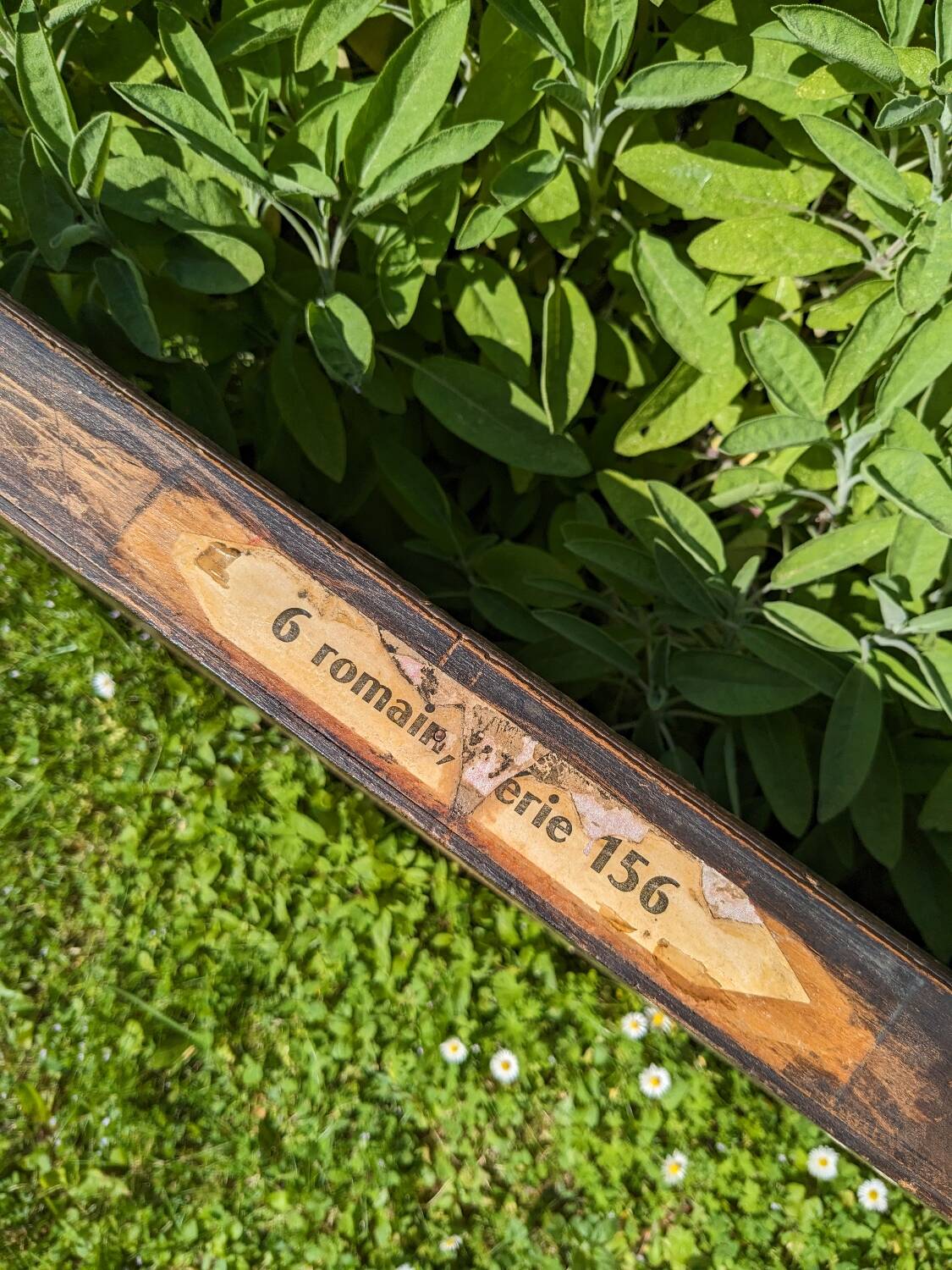 Vintage wooden printing rack