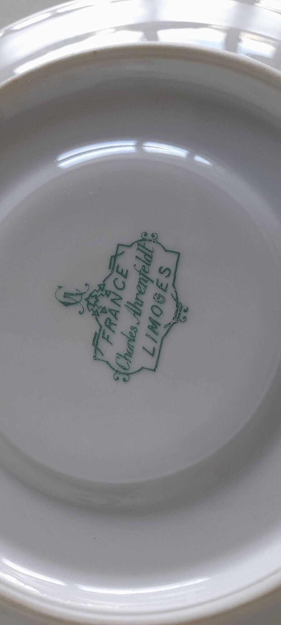 Art Deco tea and coffee service in Limoges porcelain Charles Arenfeld