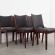 Set of six rosewood chairs, Danish design, 1960s, designer: Johannes Andersen