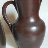 Duo of pottery by Jean Dubost in vintage Noron stoneware