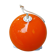 Glass globe hanging lamp 1970