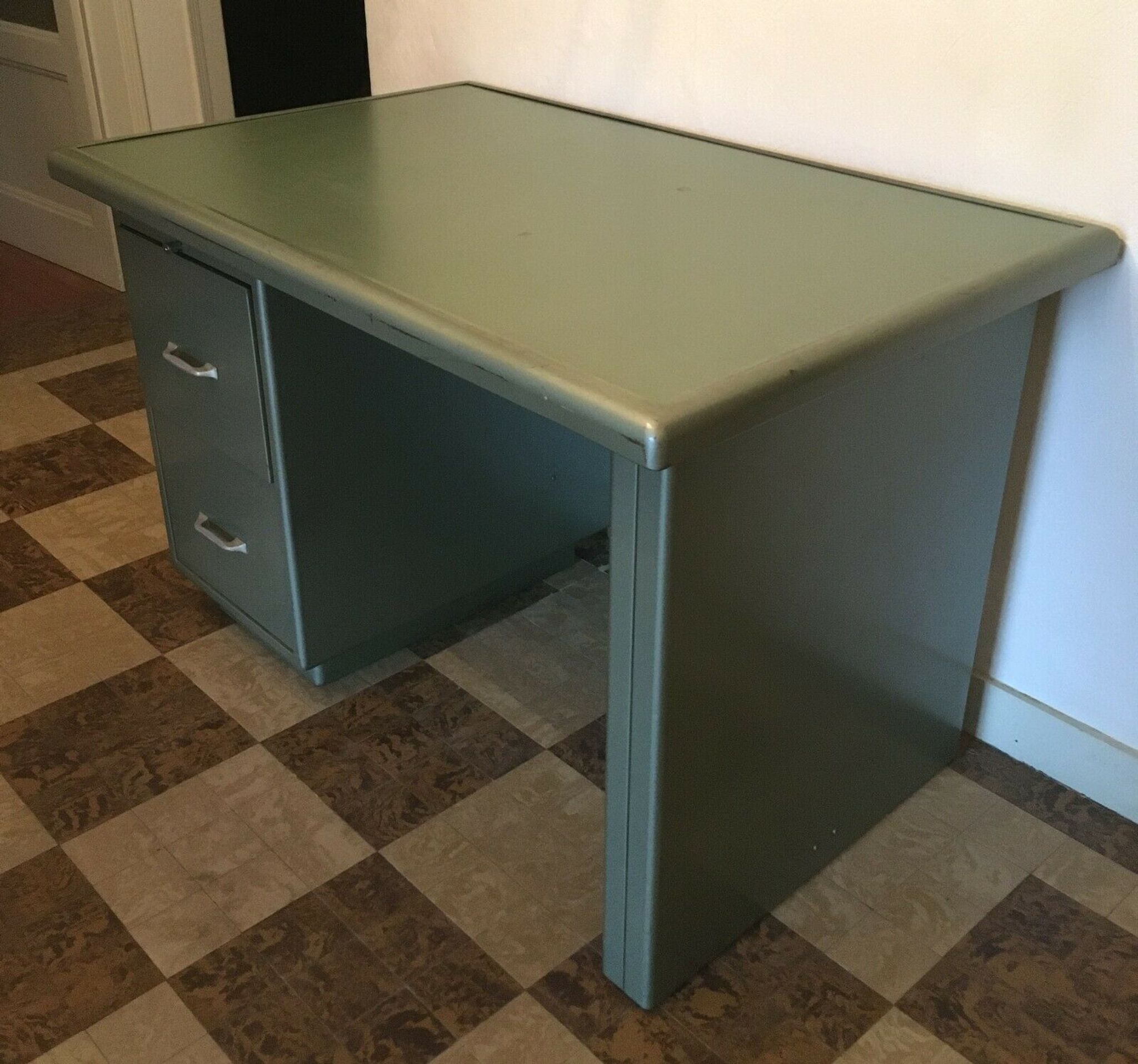Office metal furniture an 50 loft deco 2 drawers 1 factory workshop tablet
