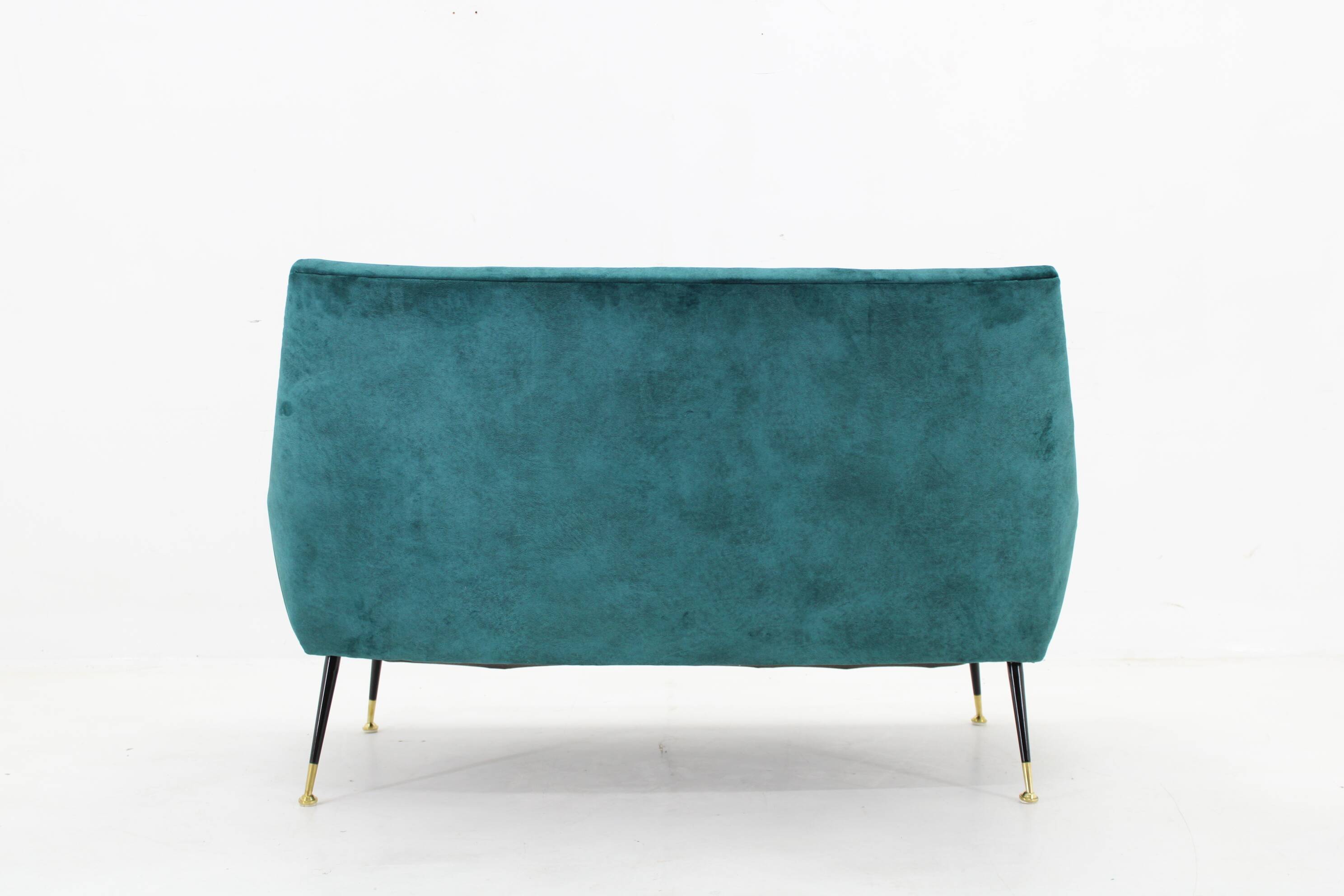 1950s Italian 2-Seater Sofa ,Restored