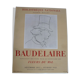 Poster exhibition gallery Mansart - Baudelaire seen by Edouard Manet - Mourlot 1957