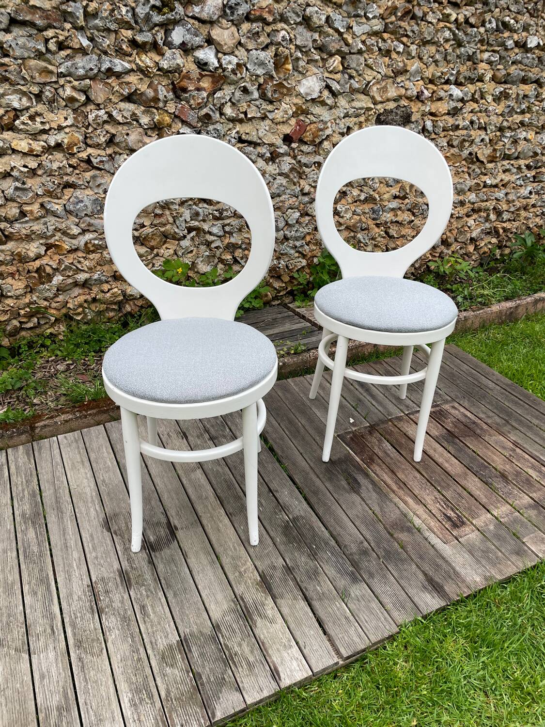 Pair of vintage Baumann chairs 1970