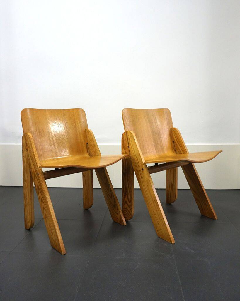 Ensemble de 4 chaises Peota par Gigi Sabadin pour Stilwood