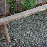 19th century oak farm bench