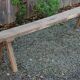 19th century oak farm bench