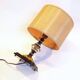 Brass and glass lamp