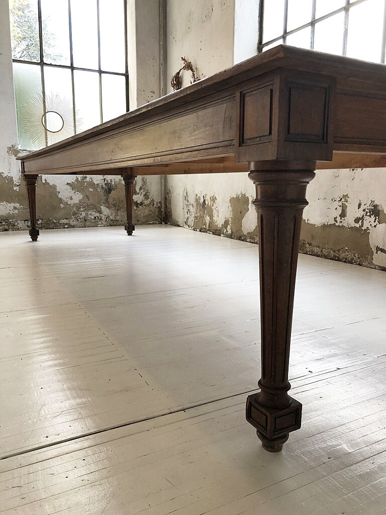 4m XXL oak farm table