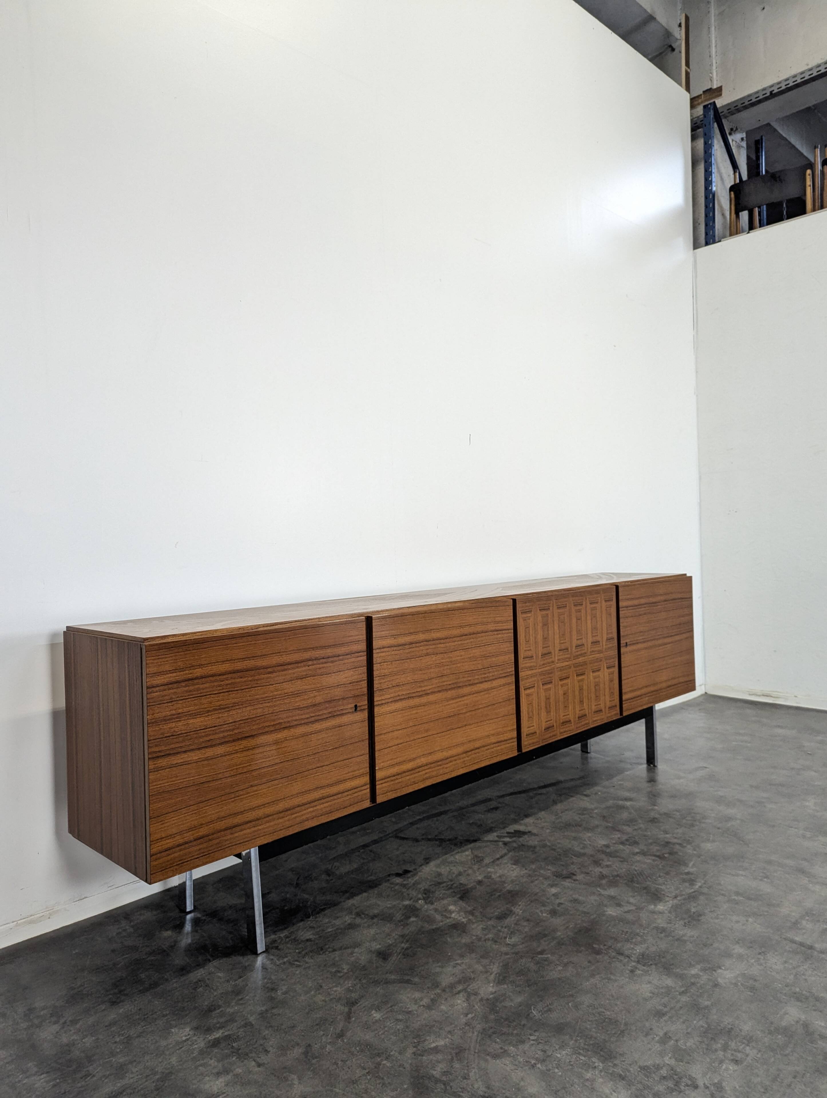 1950s rosewood sideboard produced by Musterring International