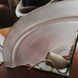 Set of 2 60's corner wall lights