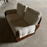 Ensemble canapé, fauteuil vintage 1970