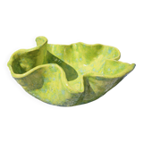 Frog ceramic fruit basket or salad bowl