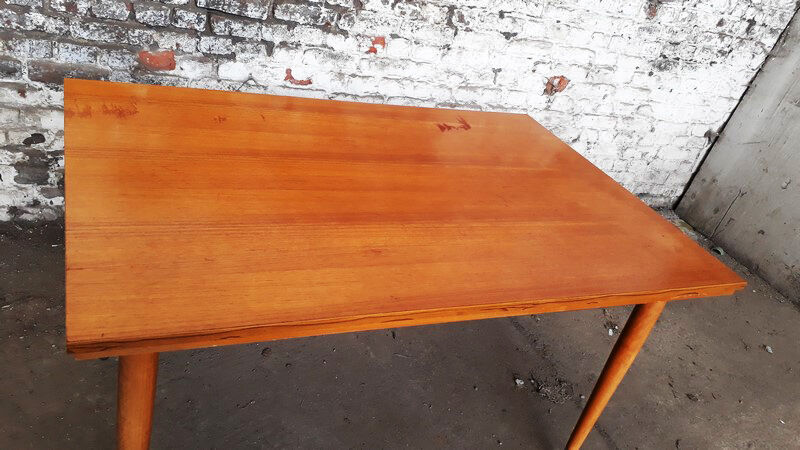 Vintage dining table with extensions
