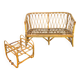 Vintage rattan sofa
