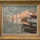 Painting Port of Saint Tropez 1939 Hippolyte Lety