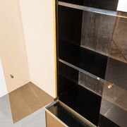 Wooden cabinet cabinet showcase 80s