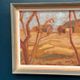 Original Swedish Oil on Panel – "Autumn Landscape" – Signed – Vintage and Framed – 46 × 36 cm (18.1" × 14.2")