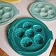 Lot de 4 assiettes plus un plat de fruits de mer Niderviller