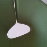 Artifort Tabouret chromé et tissu vert par Patrick Norguet