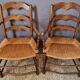 Paire de fauteuil de style provencale