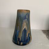 5 glazed ceramic vases 1930