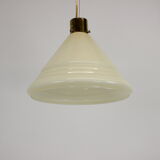 Mid-century glass pendant, 1970's