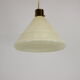 Mid-century glass pendant, 1970's