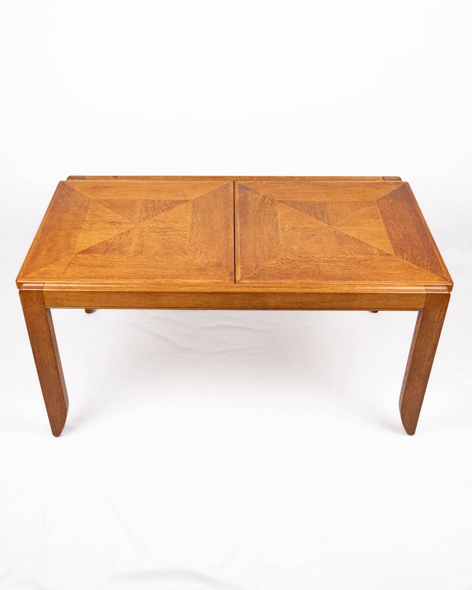 Extendable dining table, Calvados model, Guillerme and Chambron, 1960s