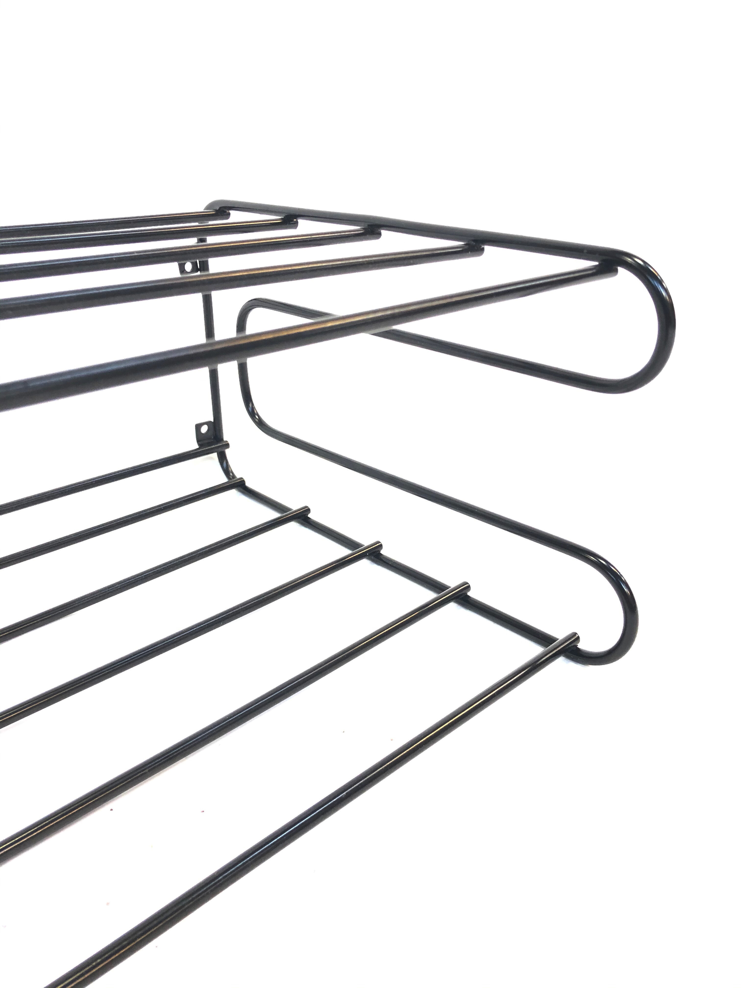 Vintage Tomado Pilastro coat rack storage rack wire steel design