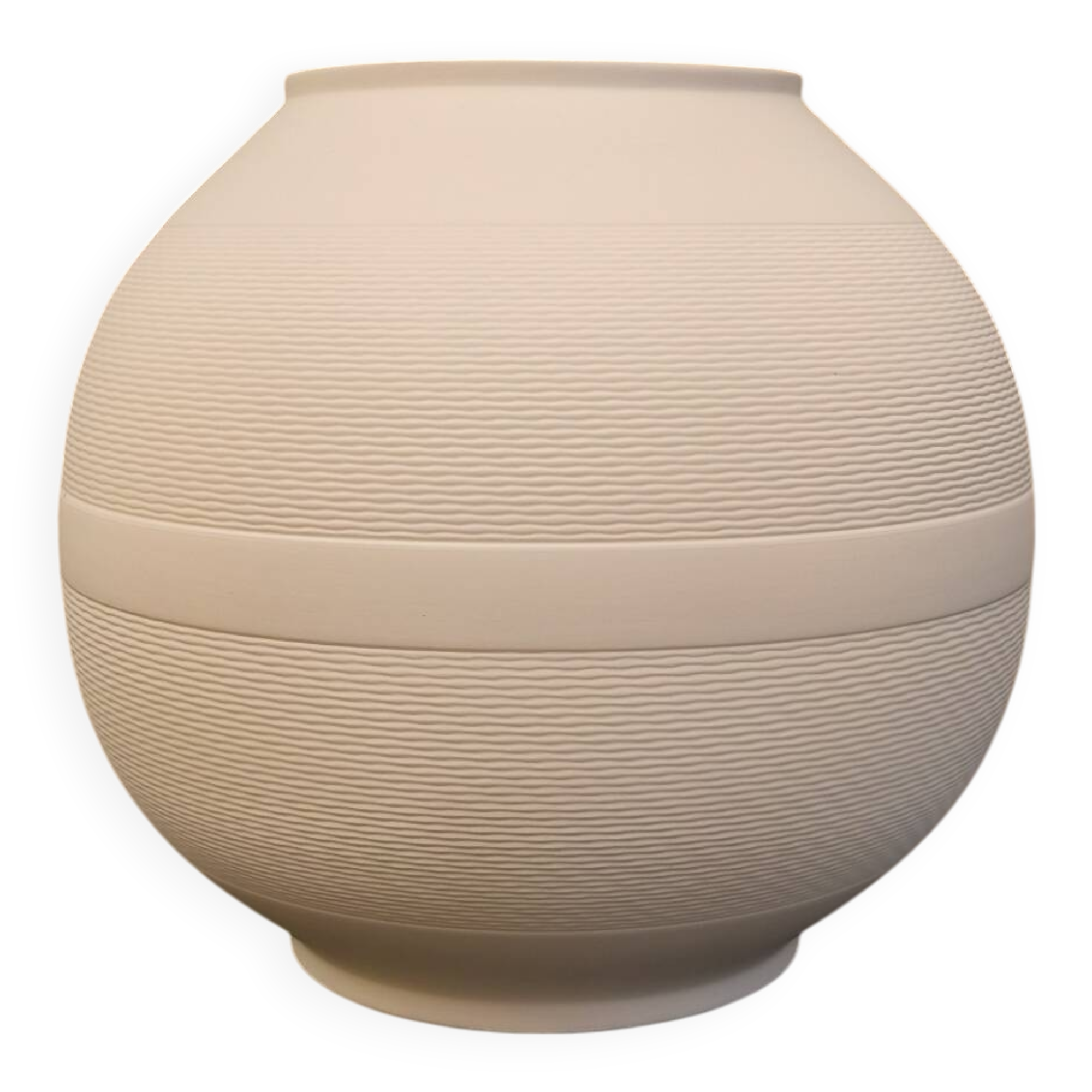 Nereides porcelain vase, Jean Pierre Hamard, Bernardaud 1988