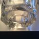 Vase vintage 70 en cristal de Val Saint Lambert